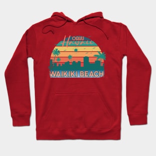 Oahu Waikiki Beach Hoodie